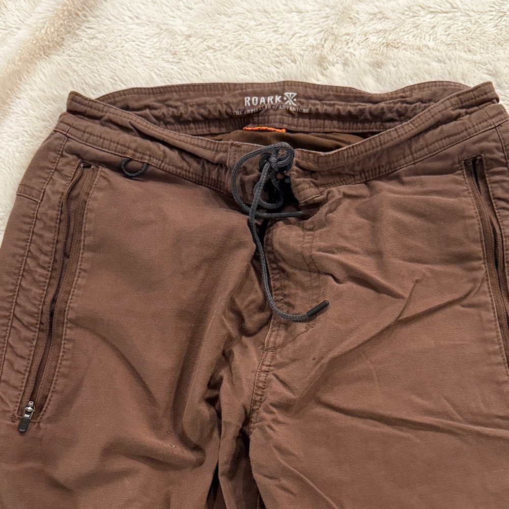 Roark Chocolate Brown Drawstring Pants